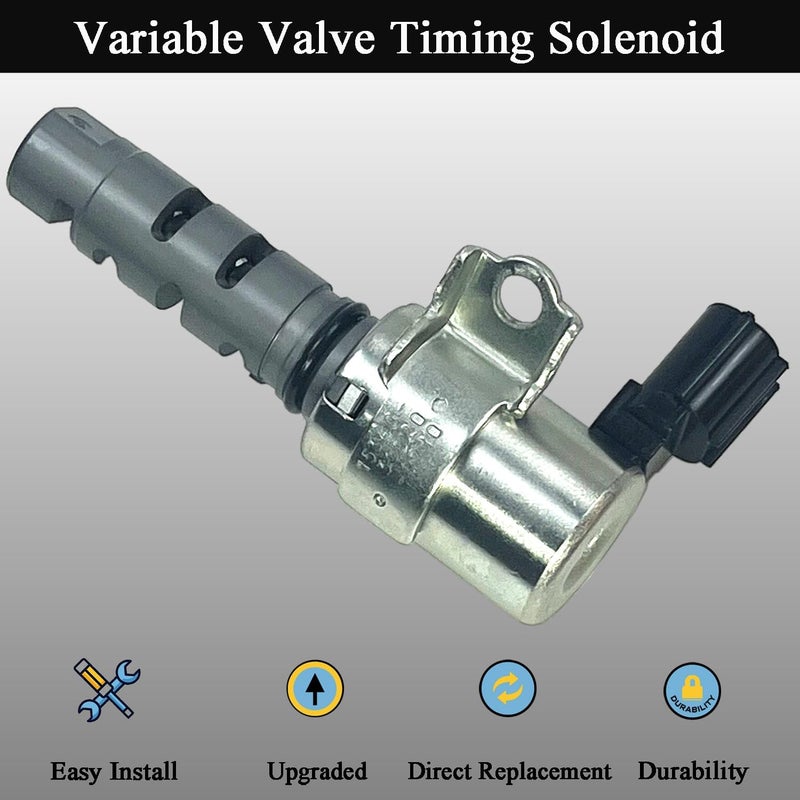 LLANNDER Left Oil Control VVT Variable Valve Timing Solenoid for Toyota Camry RAV4 Highlander Sienna Avalon Venza, Lexus IS250/IS300/IS350/GS300/GS350/GS450h, Replaces 153400P020, 917-239 - Image 2